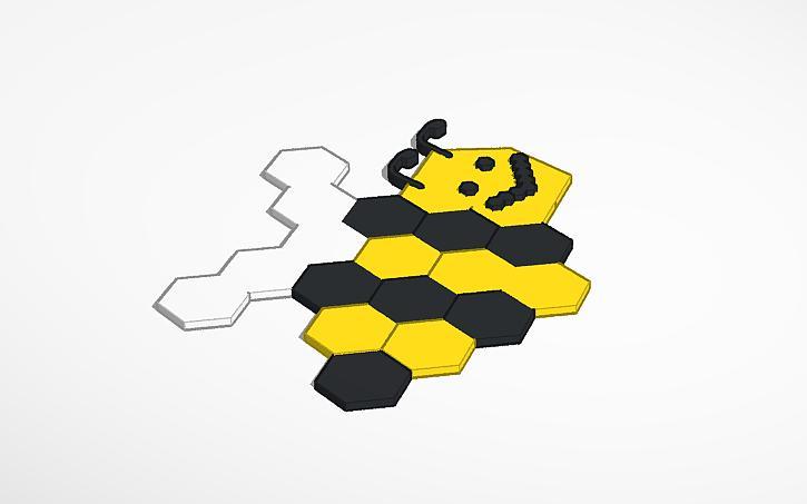 Bee Geometric Wall Art