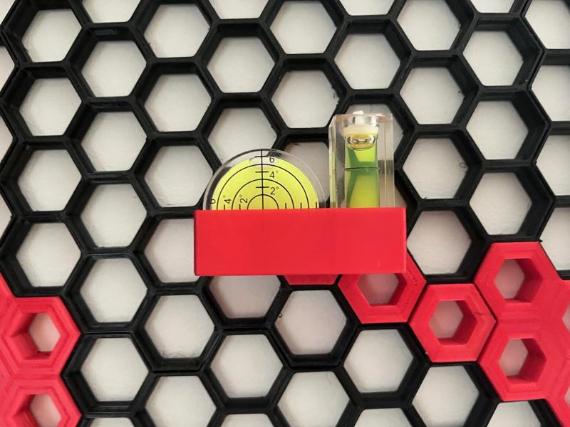 Honeycomb hook Mini-leveling double tool