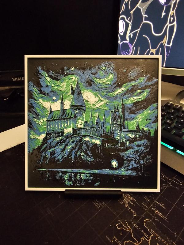 Hogwarts van gogh style - HueForge