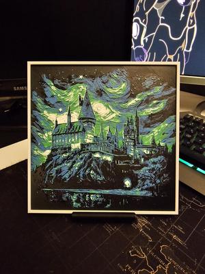 Hogwarts van gogh style - HueForge