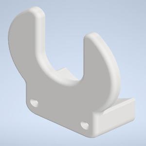 Angle grinder wall holder