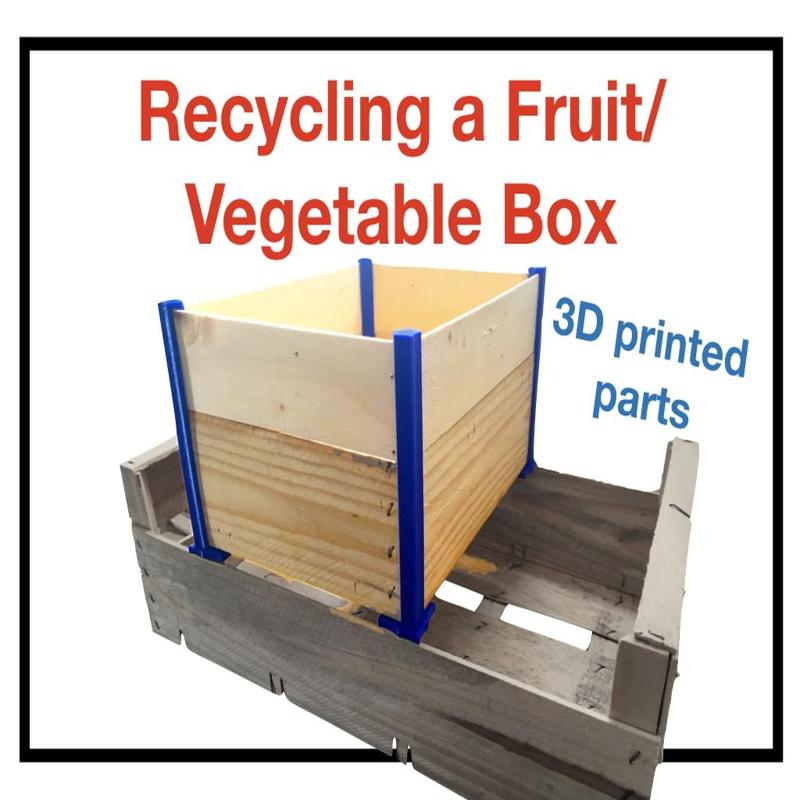 Corners for wood box