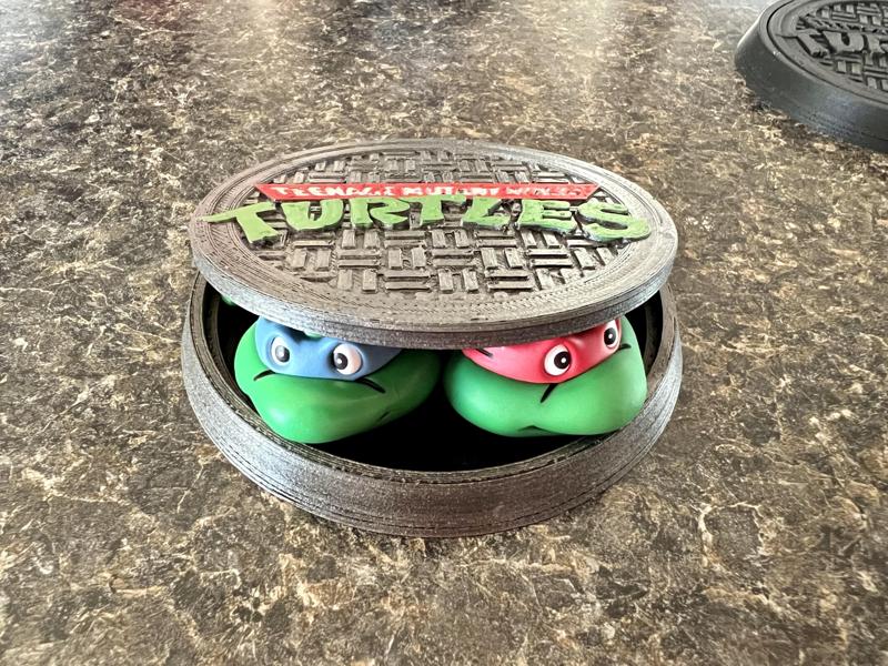 NECA TMNT Sewer Lid Display Case