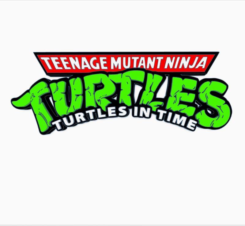 TURTLES III - TURTLES IN TIME Logo Display by MANIACMANCAVE3D