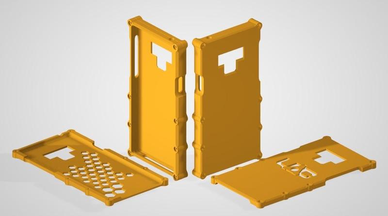 Samsung Note 9 - Armored Two Piece Case