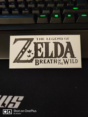 Zelda Breath of the Wild - Name Plate