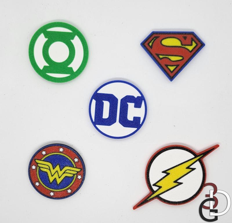 DC themed magnets/coasters