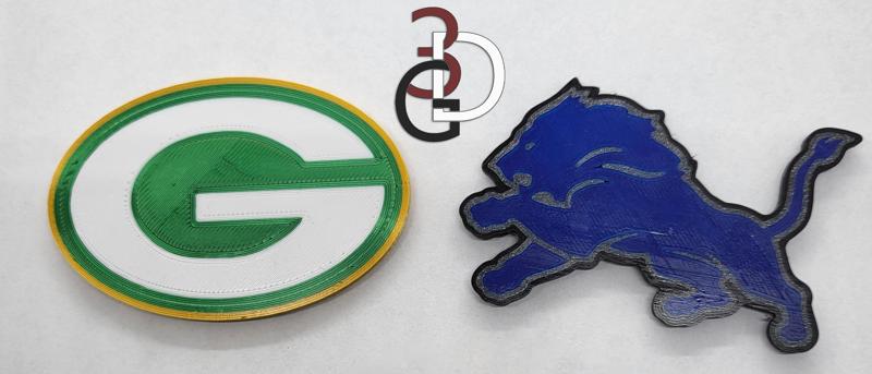 Packers/Lions magnets