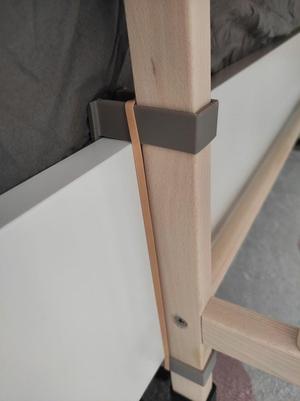 Ikea SNIGLAR & bedroom bed connector