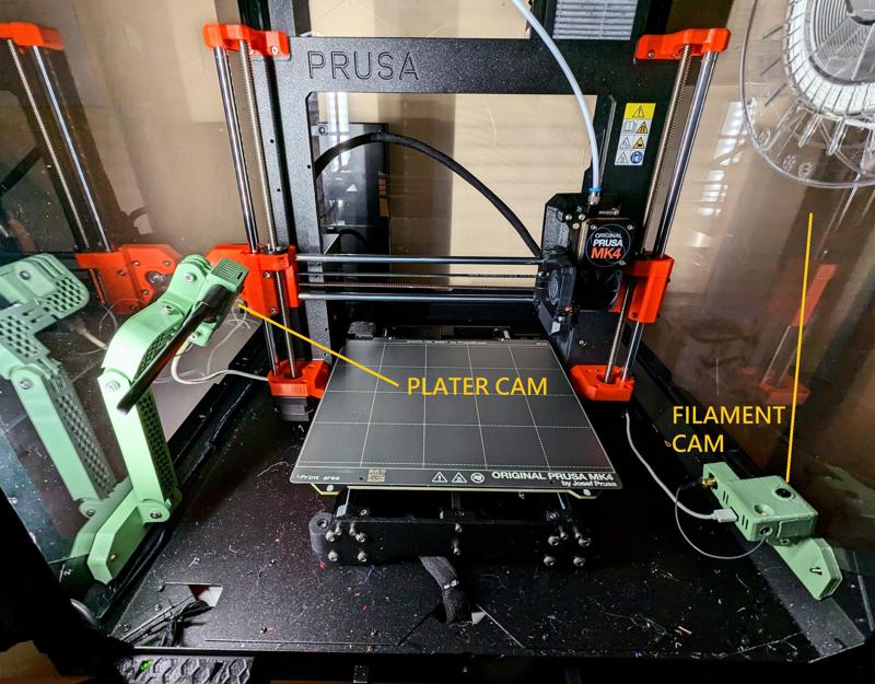 Prusa Enclosure Camera Arm