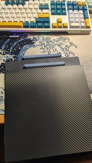 Flashforge Adventurer 5M Pro 3 holes buildplate handle.