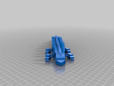 3D Articulating Dragon V2 (Updated)