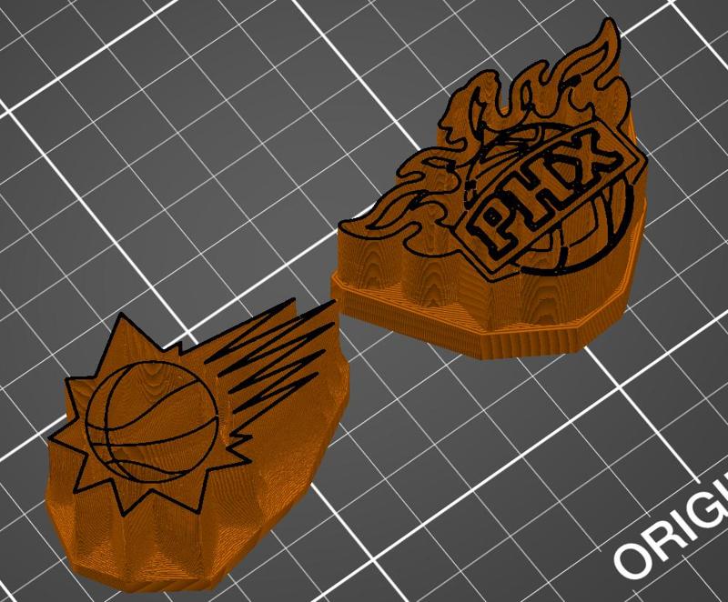Phoenix suns logo ink presses