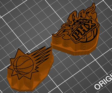 Phoenix suns logo ink presses