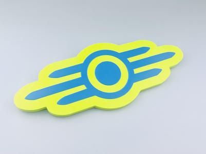 Vault Tec Logo Wall Plaque Sigh