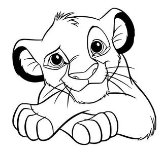 Lion King young Simba