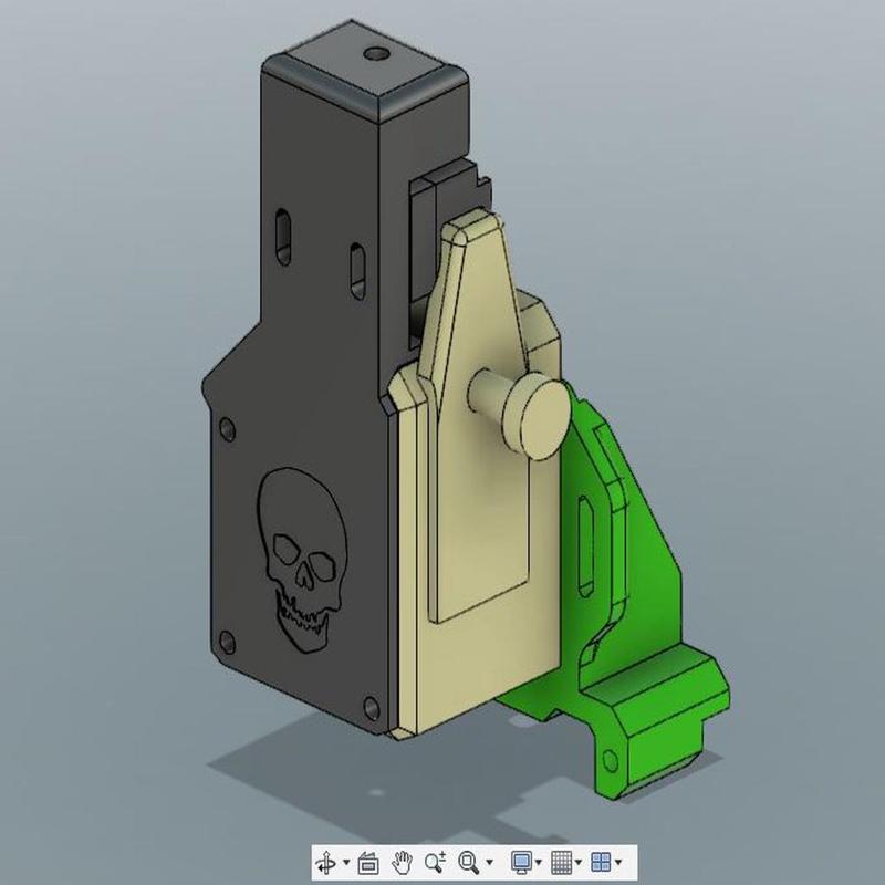 Duet Laser Sensor Support - Direct Drive for BLV MGN CUBE