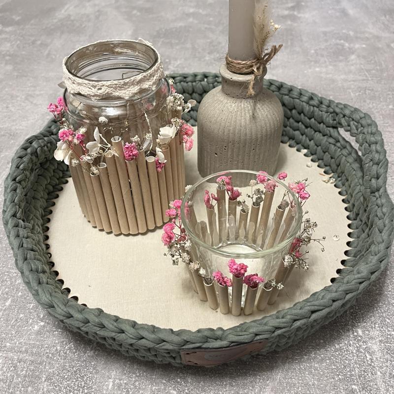 Korbboden für Häkelkörbe / Crochet Basket Round Base