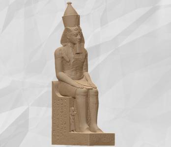 Ramesses II Enthroned Statue
