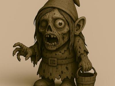 Gnombie Mrs Buckit
