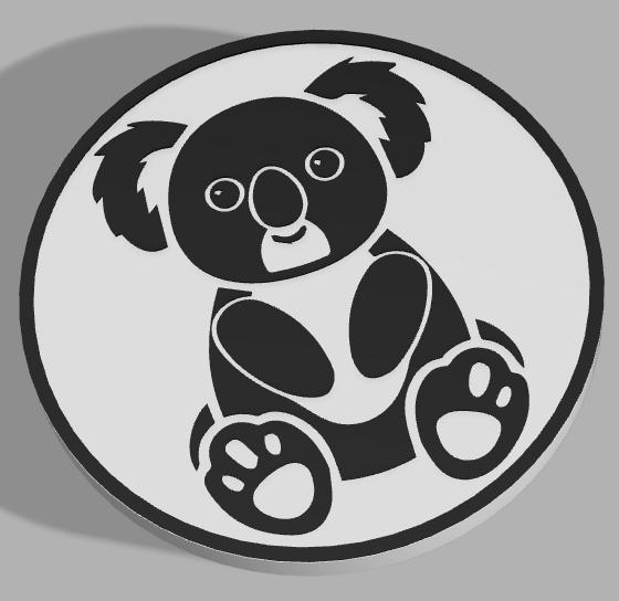 Koala Coaster - 80mm