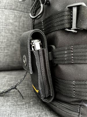 SlipLock (MOLLE style) flat clip for closed loop straps