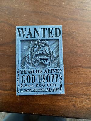 God Ussop Post Wano bounty poster