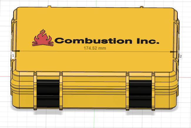Combustion Inc Thermometer Case (For small printers like A1 mini)