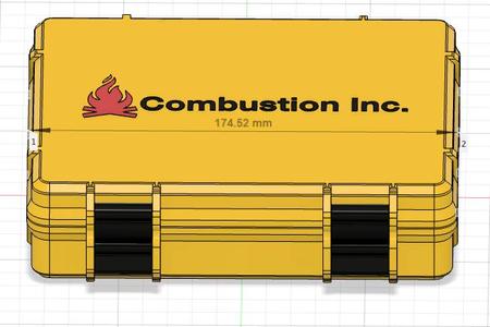 Combustion Inc Thermometer Case (For small printers like A1 mini)