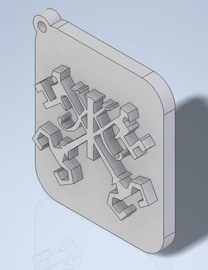 KIRAMMAN FAMILY LOGO KEYCHAIN
