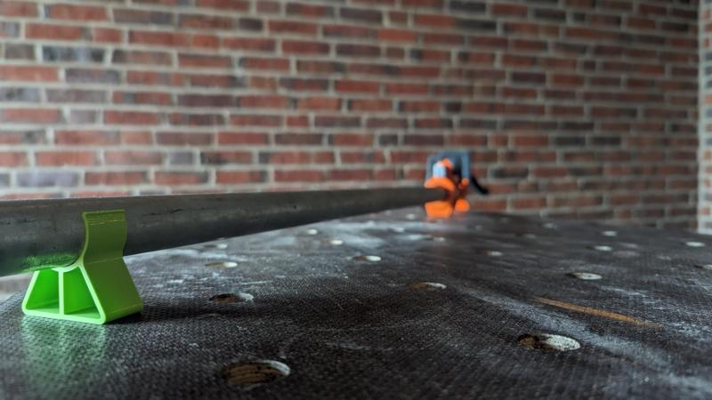 3/4" Pony Pipe snapon Clamp support