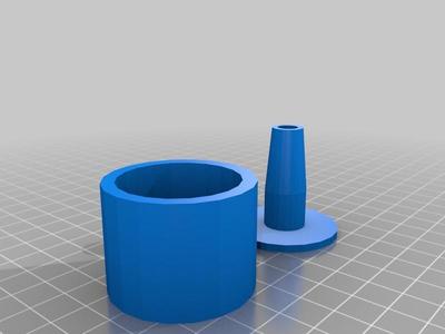 Fountain fitting & lens cap