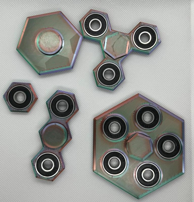 Hexagon Fidget Spinner Collection