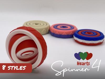 Spinner4 Hearts Fidget Spinner