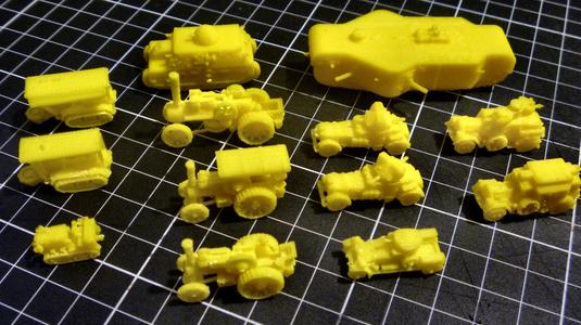 1:200 WWI Tanks and Vehicles Pack 2