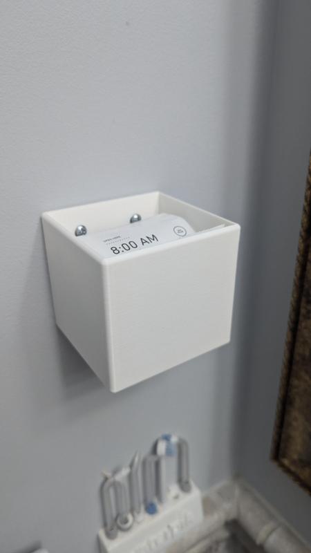 Wall Holder for PillPack Amazon Medication Packet Roll