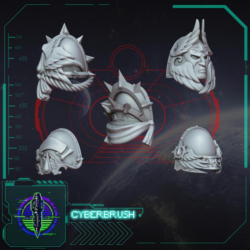 Crimson Angels Shoulder Pads set 2