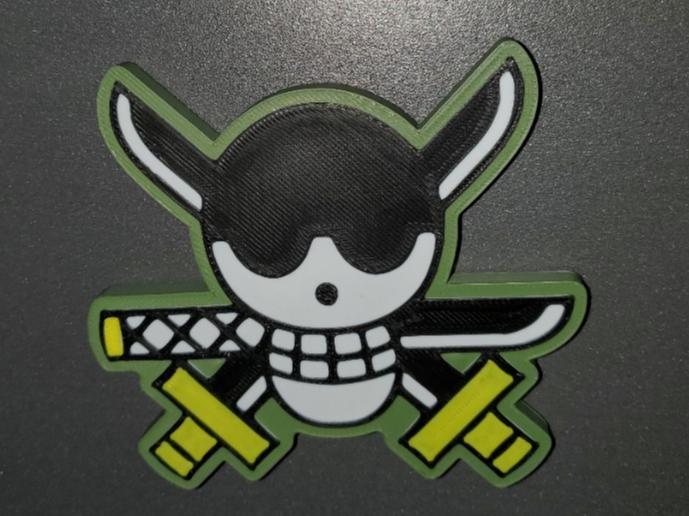 Roronoa Zoro Jolly Roger Magnet