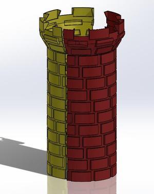 Sand Castle Turret Mould