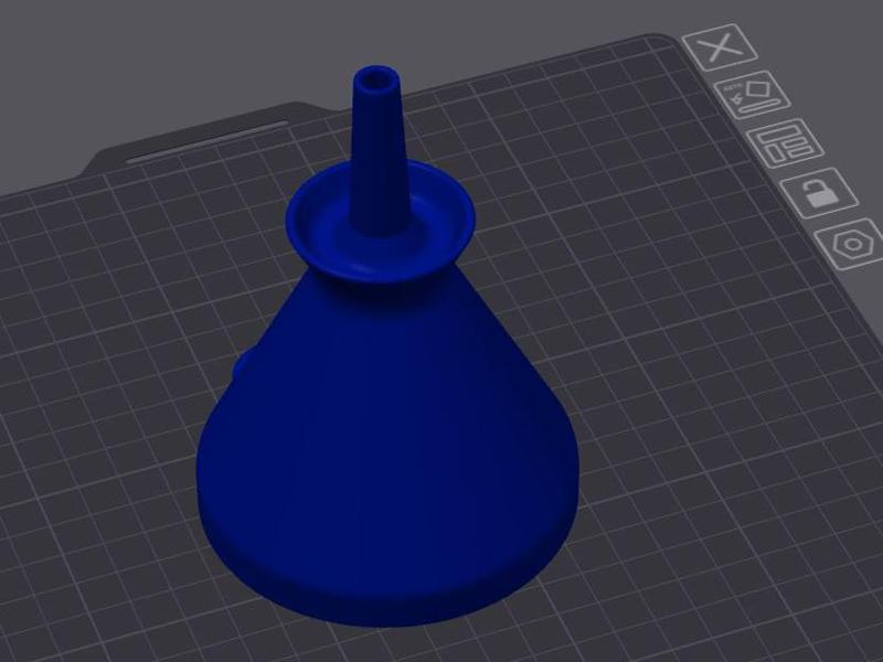Funnel with Bottle Neck Support