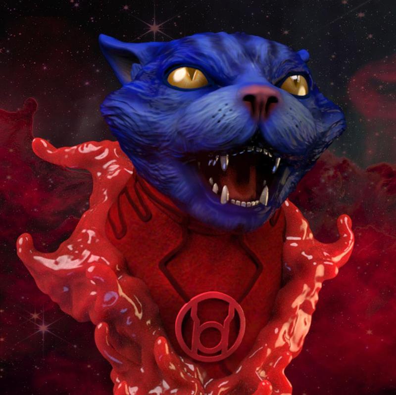Dex-Starr Red Lantern Bust