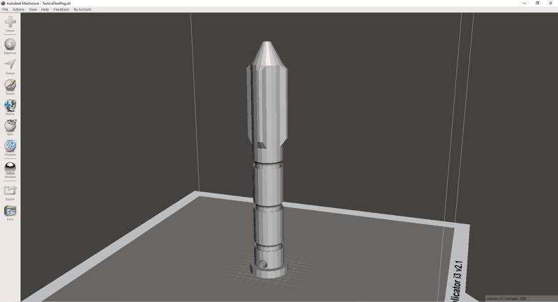 Tactical Tent Peg For Camping, Bushcraft, & Survival