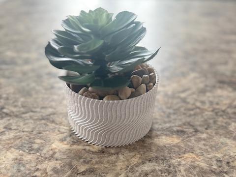Spiral Flower Pot
