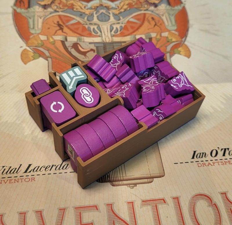Inventions - Evolution of Ideas: Player Token Storage Caddy
