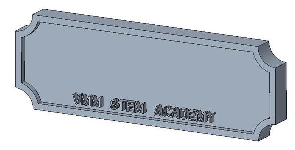 STEM SCHOOL NAME PLATE