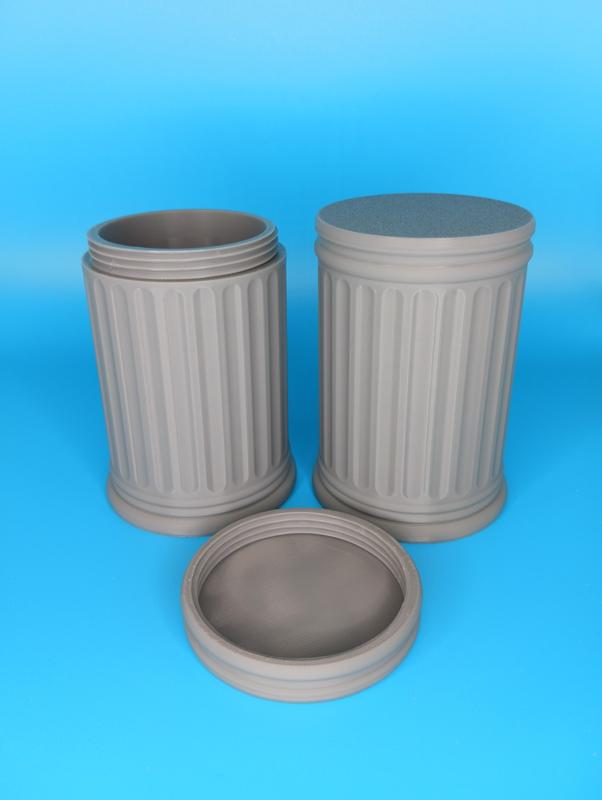 Small Fluted Column Containers (2 sizes)