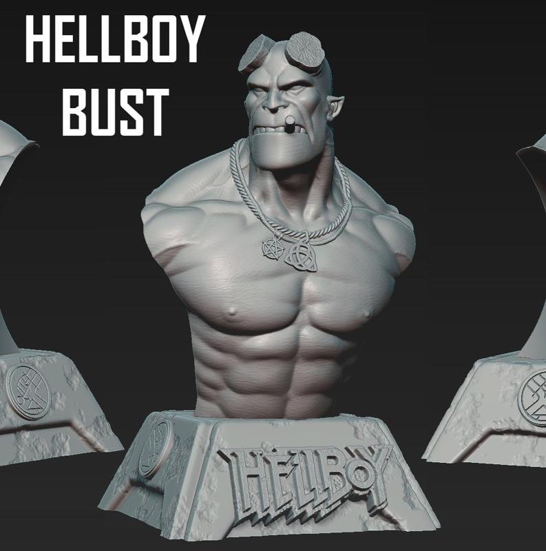 Hellboy bust (FREE)