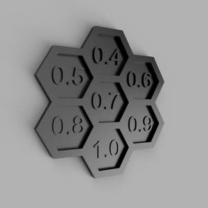 Thickness test for lithophane