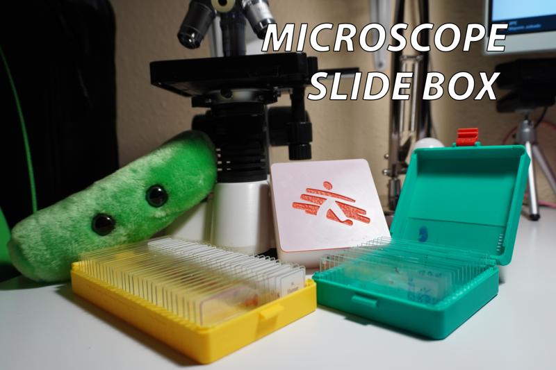 Slide Into Organization: Microscope Slide Storage Box