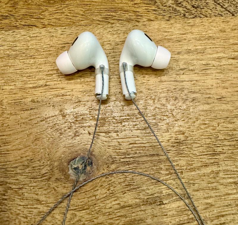 AirPods Pro Minimalist TPU neck strap retainer rings for sports